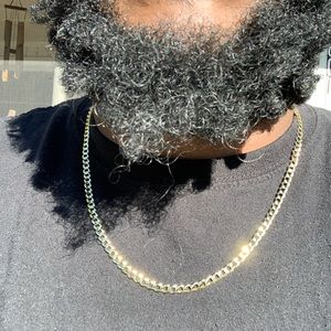 14k gold vermeil Cuban link chain